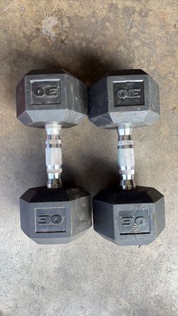 30 lb Hex Dumbbell Pair