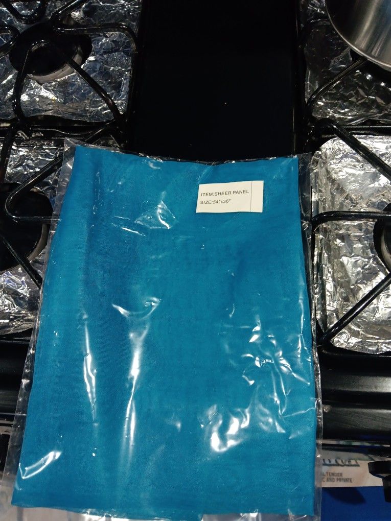 Sheer Panel Kitchen Curtain