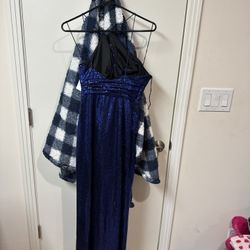 Aiden Matoxx Metallic Dot Knit Dress