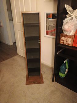 Solid oak dvd stand