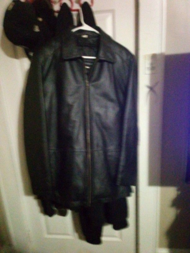 Seventh Avenue ReAl Leather Jacket Medium