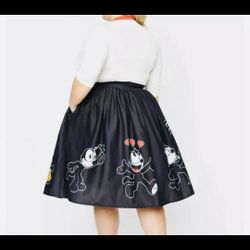 unique Vintage Skirt felix the cat new Medium 