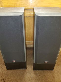 Bowers & Wilkins B&W speakers model DM 570 CIRCA 1989