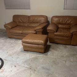 Leather Couch 