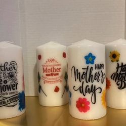 Mother’s Day Personalized Candles
