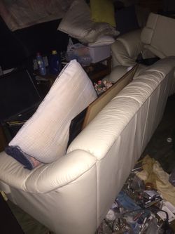 Genuine Leather Couch Set