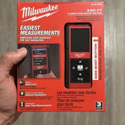 Milwaukee 330ft Laser Distance Measure Digital Auto-Level Color Screen