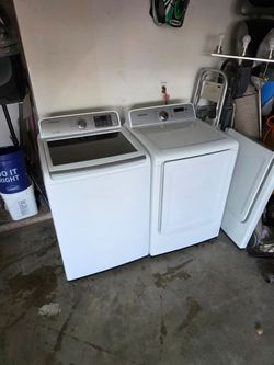Samsung Washer And Electric Dryer Large Capacity