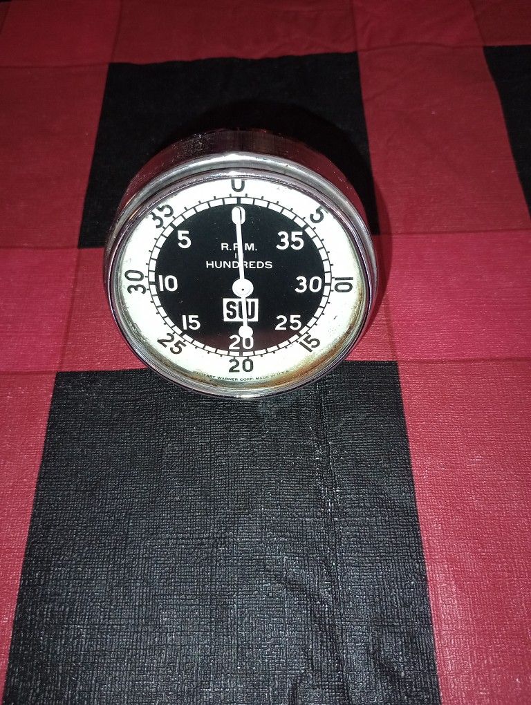 STEWART WARNER #757-W BI-DIRECTIONAL DRIVE TACHOMETER