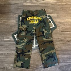 GV GALLERY RASPBERRY HILLS  KIDS CAMO CARGO PANTS 
