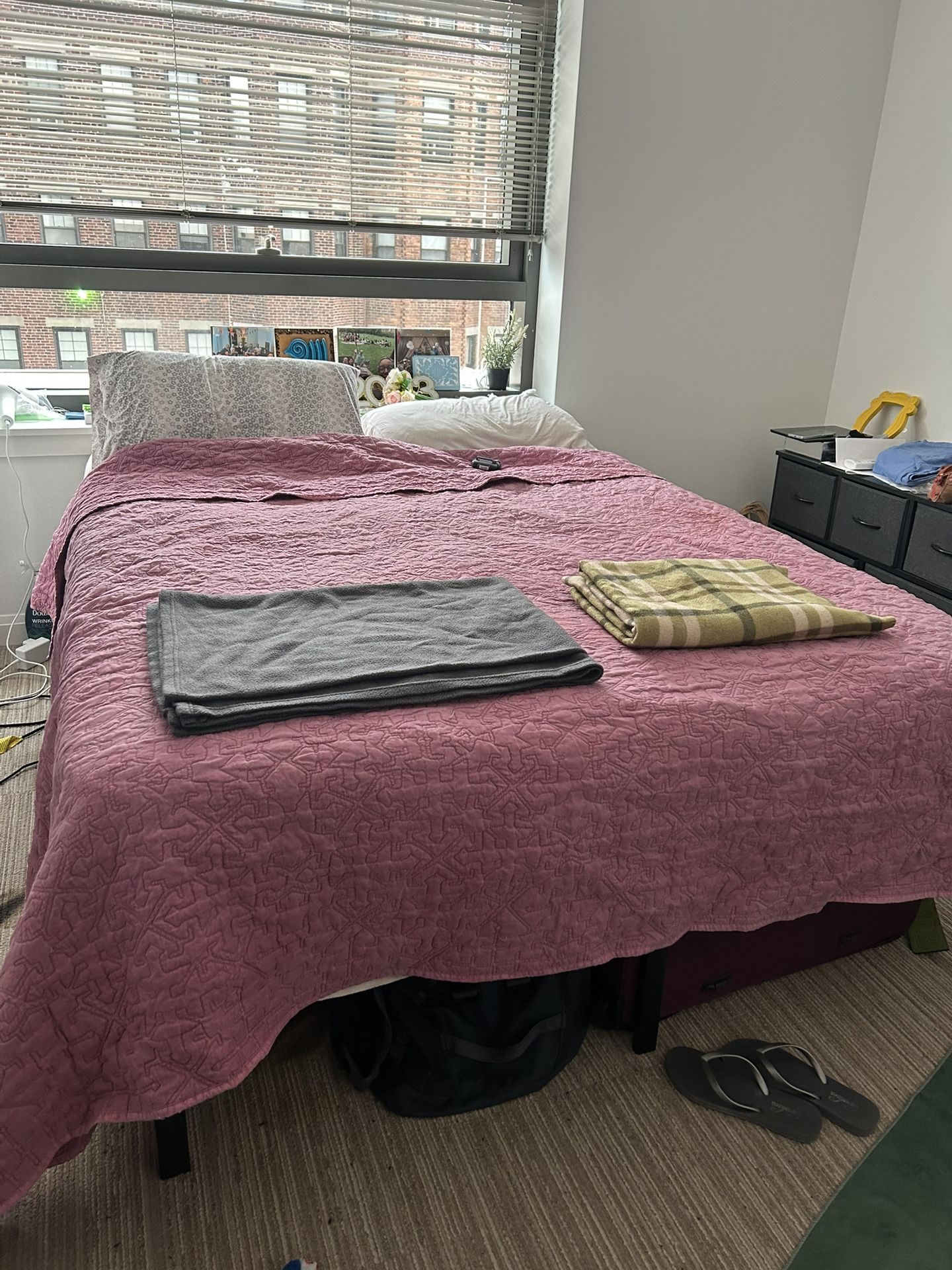Free bed frame and mattress