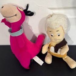 Vintage Flintstones Plush Bam Bam Dino $7 for Both 