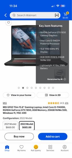 MSI black thin gaming laptop