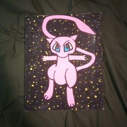 Mew Canvas Painting