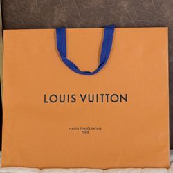#Authentic Louis Vuitton Shopping Bag, Gift Tote #16”x13.5”x6.5”