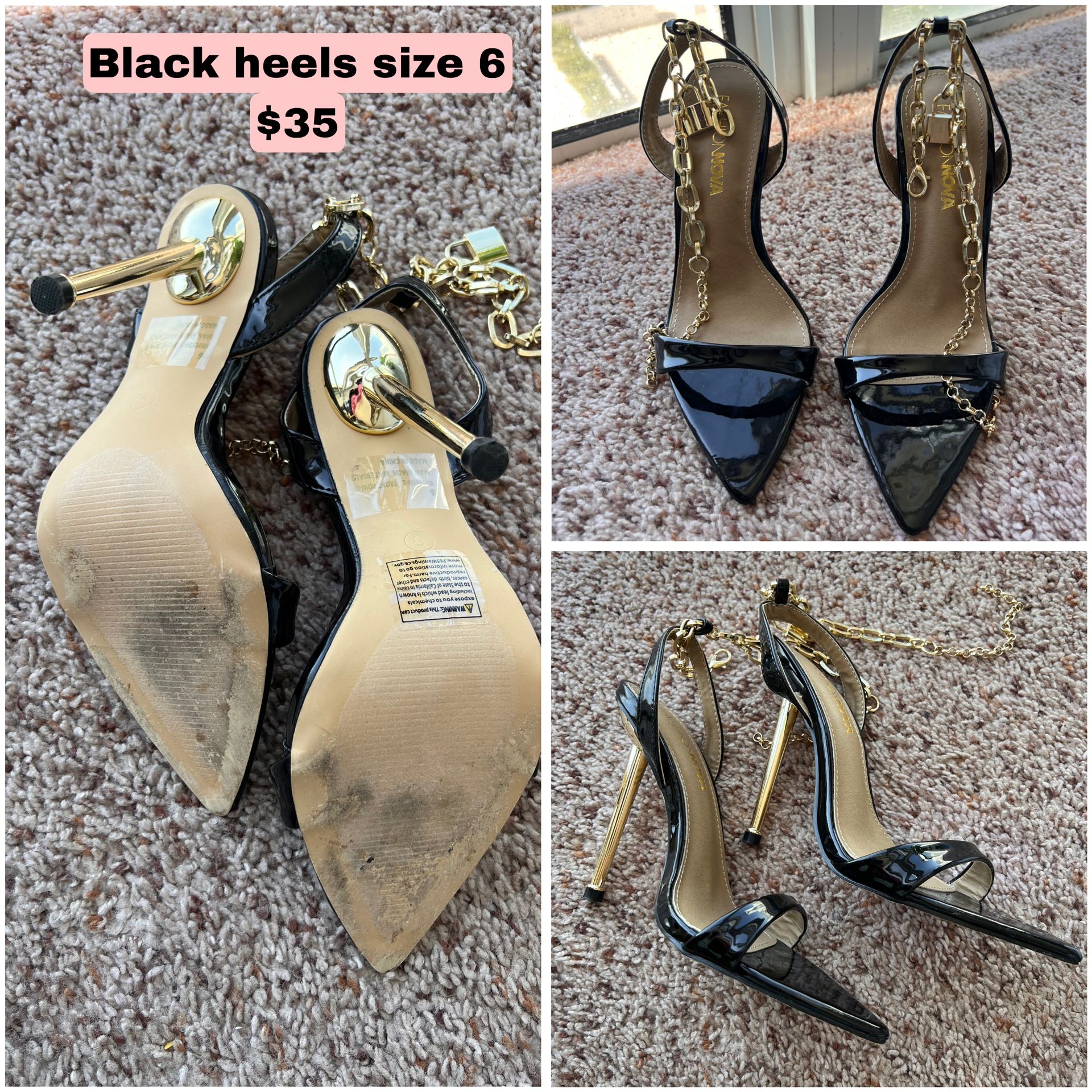 Black Heels For Sale 