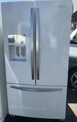 Kitchen Aid French Door  White Refrigerator
