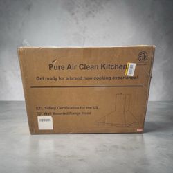 ⚜️ NEW Open Box 30" Wall Mount Range Hood Stainless Steel - Model RHW130S - Touch Control⚜️