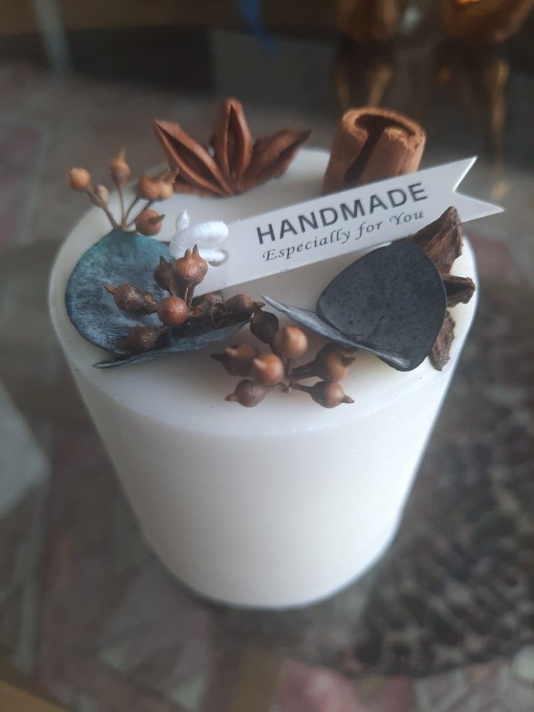 100% Soy Wax Decorative Scented Flower Candles
