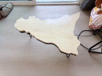 Abstract lit coffee table