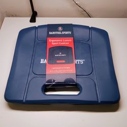 Barstool Sports Deluxe Molded Foam Stadium Seat Chair Water Resistant Sport Bleacher Cushion and Comfy Butt Pillow Long Sitting Back and Tailbone Pain