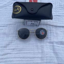 Round 3447 Polarized Lenses Unisex Sunglasses 