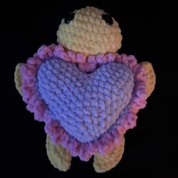 Crochet Valentines Turtle 