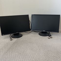 Two Identical Monitors