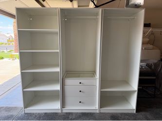 IKEA Pax Closet Set Wardrobe Organizer Shelves Storage Cabinet