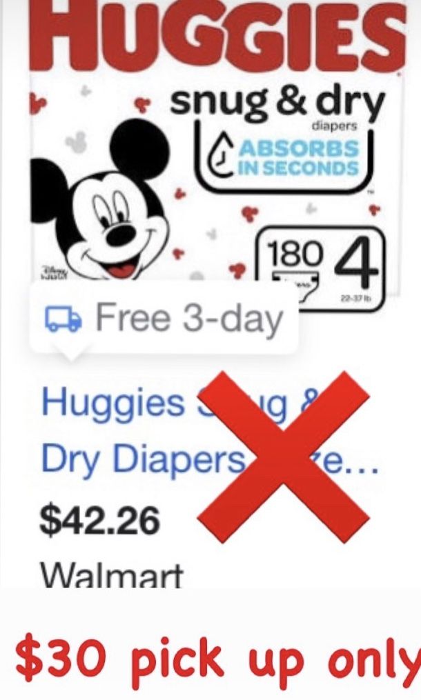 HUGGIES SNUG & DRY DIAPERS