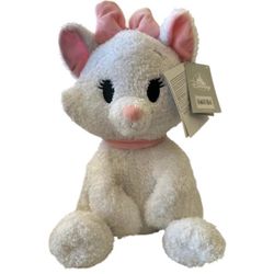 Disney Store Marie Aristocats 16in Weighted Plush Sensory Toy New with Tags