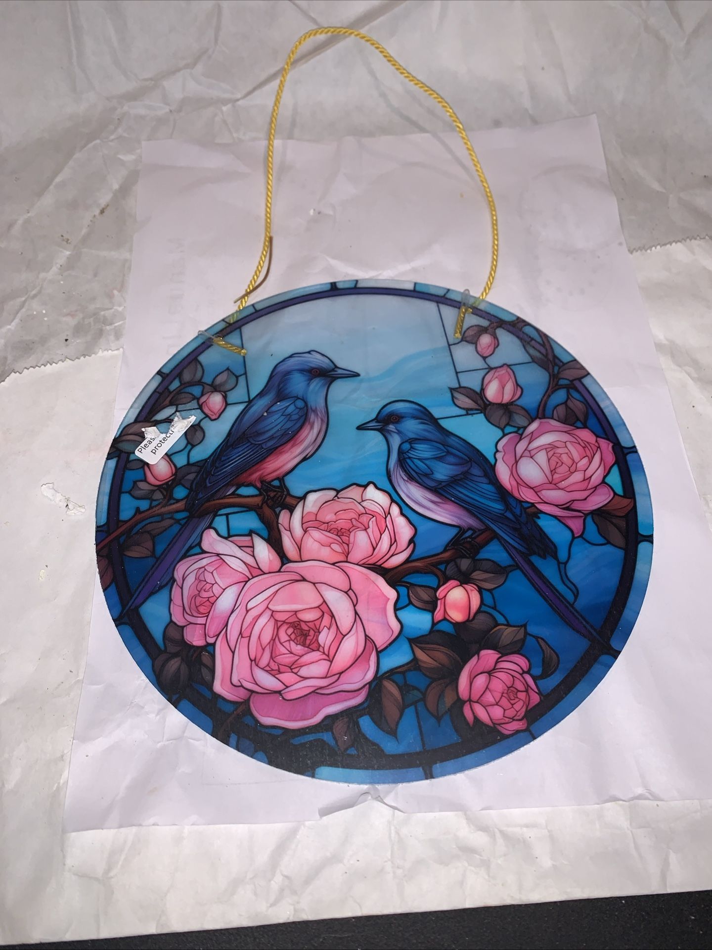 BLUE BIRDS SUN CATCHER
