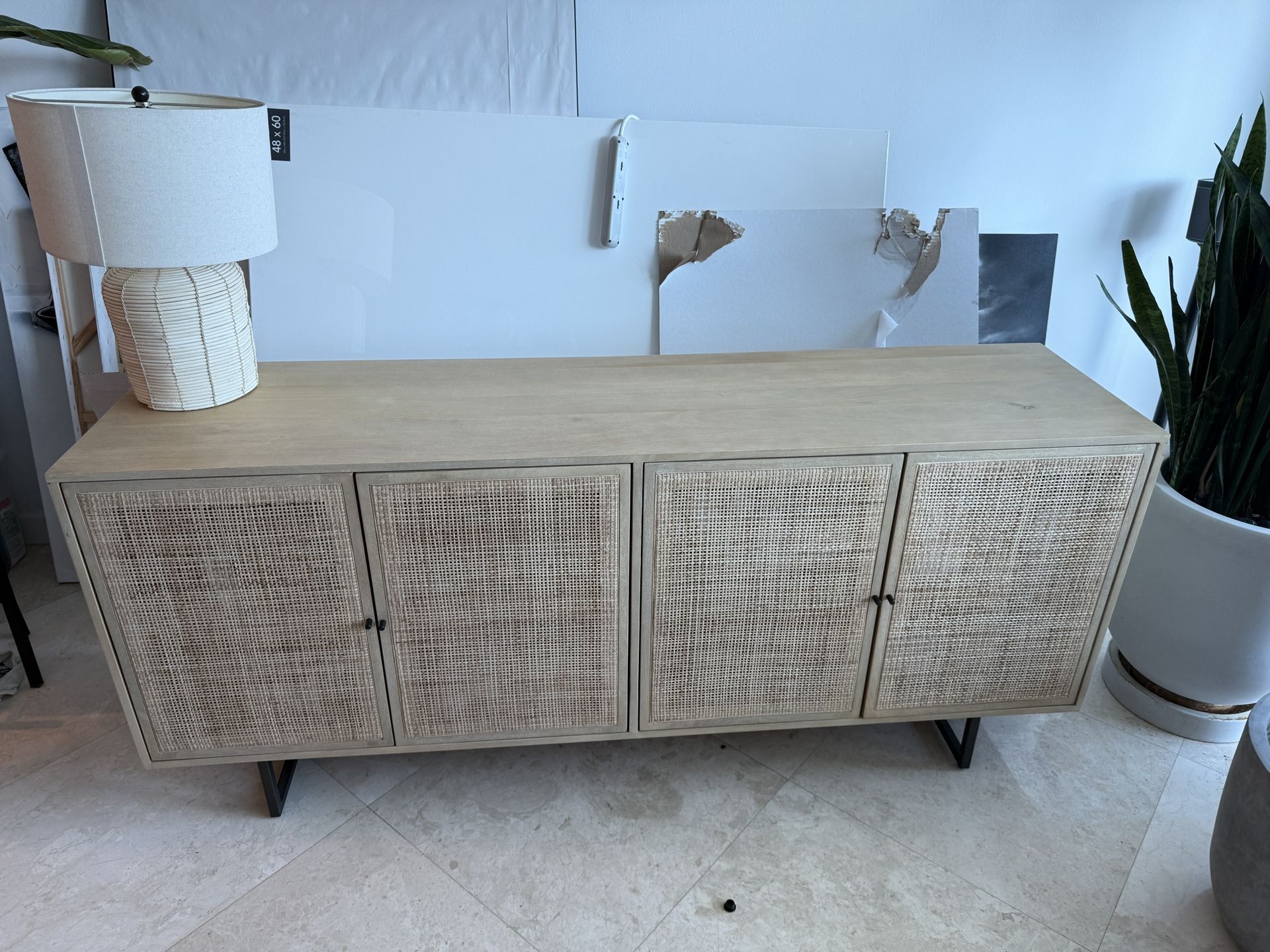 Pottery Barn Console Table/ TV Unit
