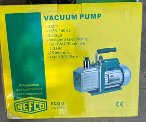 REFCO ECO-3 | 2-Stage Vacuum Pump