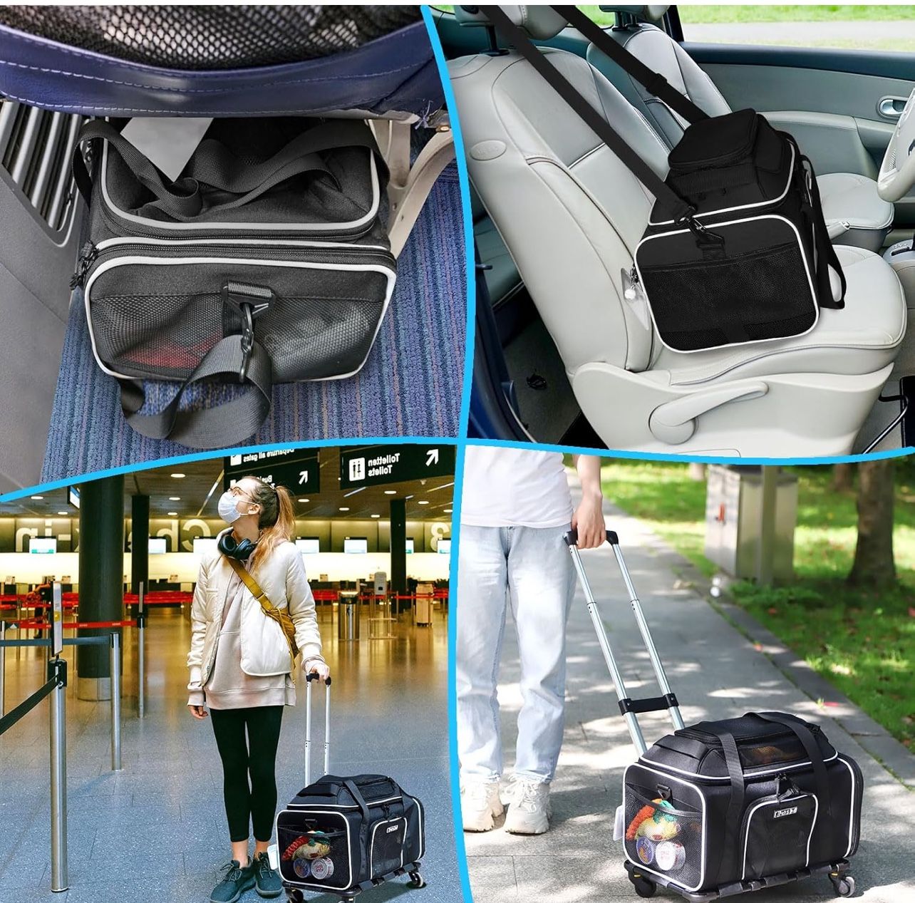 Petskd Top-Expandable Pet Carrier