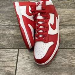 Nike Dunk High “Championship Red”