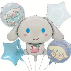 Cinamorrol 5 Piece Foil Balloon Set 