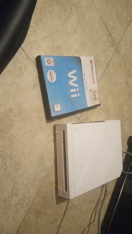 Wii With Controls And Game Asking $80