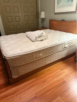 Queen-size mattress and box springs