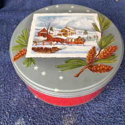 Vintage Tin Can 7 Inch 