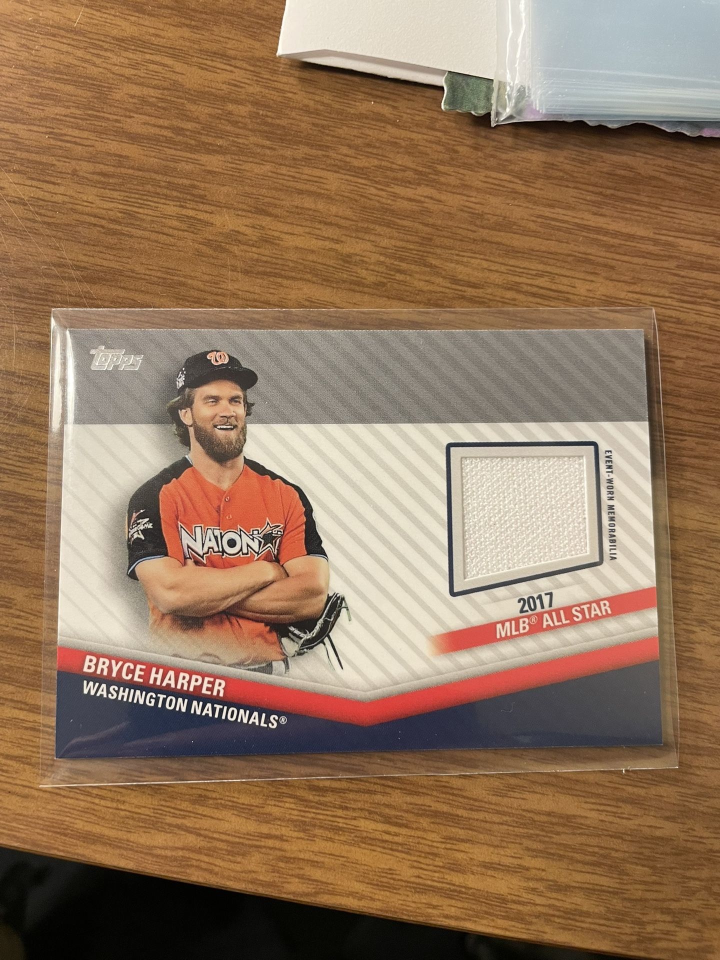 Bryce Harper Jersey Swatch