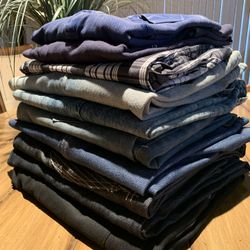 Men’s Denim, Shorts & Polos Lot – Size 40 / XL 