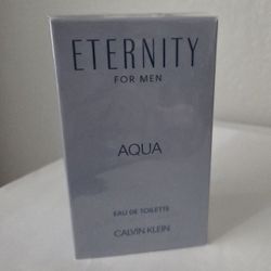 CALVIN KLEIN ETERNITY AQUA FOR MEN 3.4oz/100ml,  NEW SEALED BOX