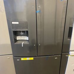 Frigidaire 26.8 cu. ft. French Door Refrigerator in Black Stainless Steel WM