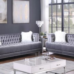 2 Pc Sofa And Loveseat Please Read Description For More Information
