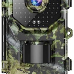1080P 16MP Trail Camera, Hunting Camera with 120°Wide-Angle Motion Latest Sensor View 0.2s Trigger Time Trail Game Camera with 940nm No Glow and IP66 