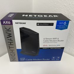 NETGEAR AX2700 Nighthawk WiFi Cable Modem Router (like New!!)