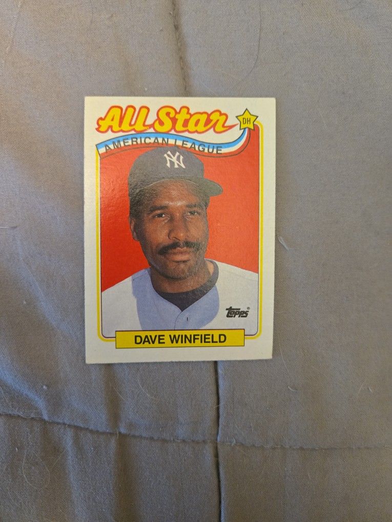 Allstar Dave Winfield Error Card