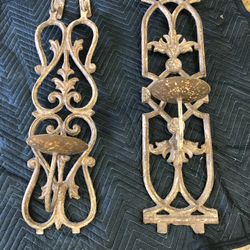 Rod Iron Candle Holders
