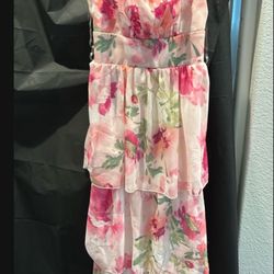 New  Pink  Women Beautiful Long Party Dress S Only